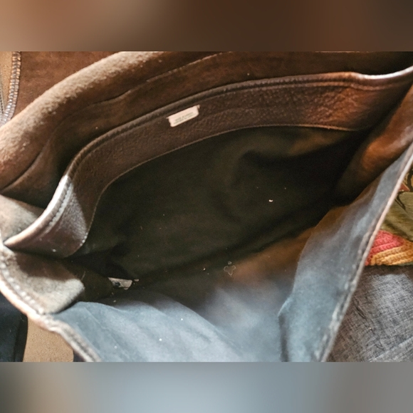 Roots Vintage Portfolio Bag // Pebbled Leather. 1980s. 17x14 Inches - Picture 14 of 15